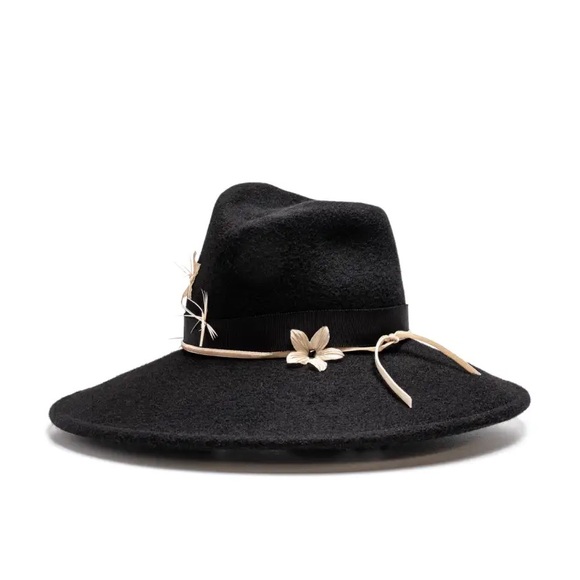 Gigi Burris
Drake Flower Rabbit Hair Fedora Hat NWT - Picture 1 of 8